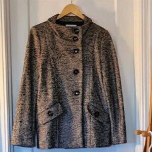 VTG Elliott Lauren black/white tweed jacket